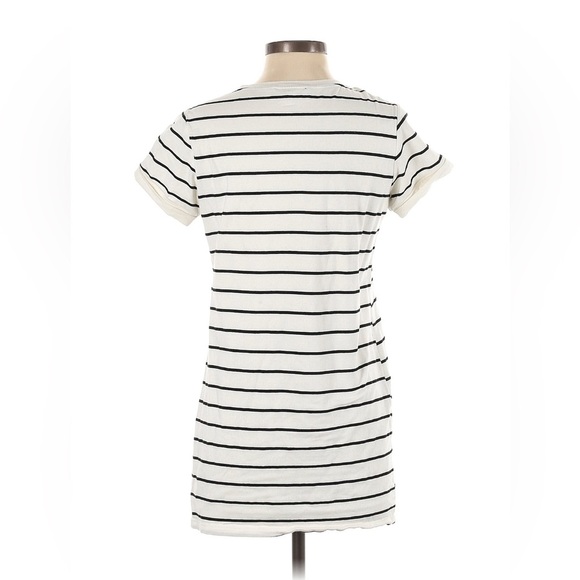 Lulu’s Cafe Society Black & White Striped Dress Size x Small - Picture 2 of 3